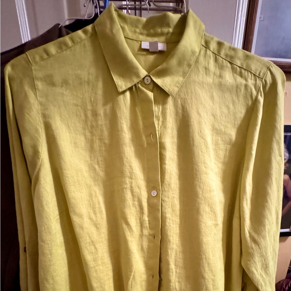 J.Jill button down 100% linen XL shirt.  Never worn.